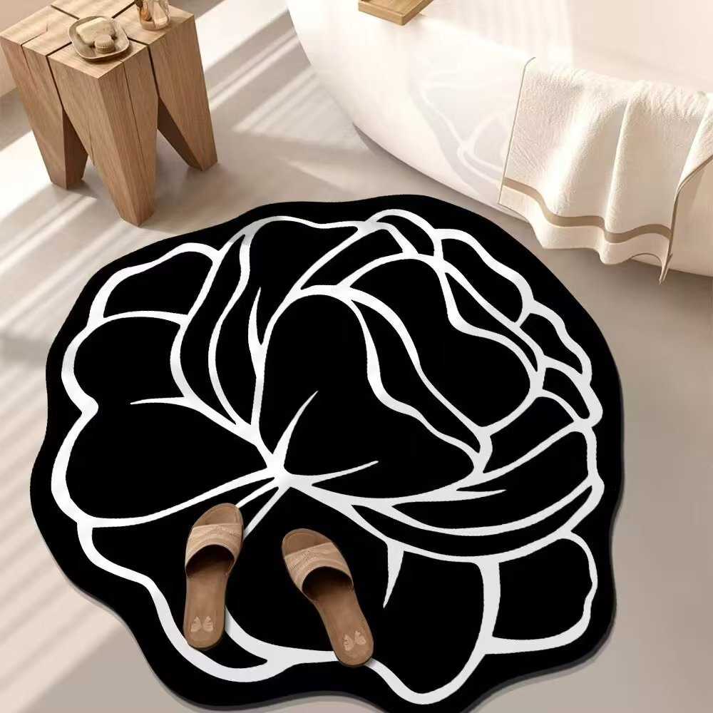 Cel卫生间地毯门可泥吸水硅藻脚垫打扫耐脏垫防滑简约速干地垫水