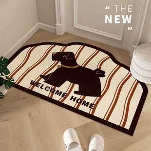 马耳他个性地垫耐入户门进门土除尘猫咪防滑垫狗狗玄关地毯磨蹭丝