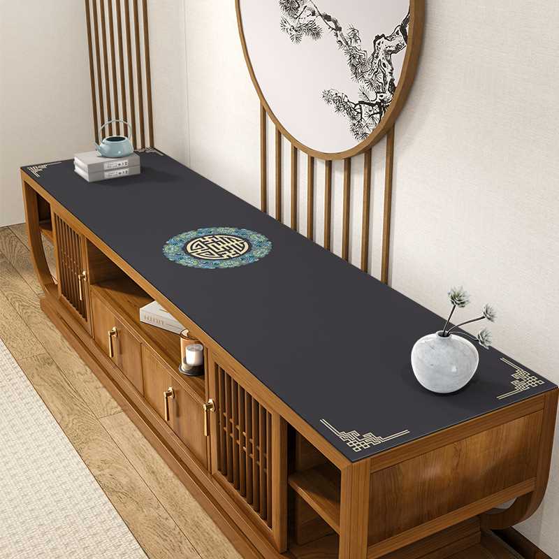 Etsy垫垫保护电视柜桌餐边鞋柜玄关免洗垫子新桌布面防油中式柜台