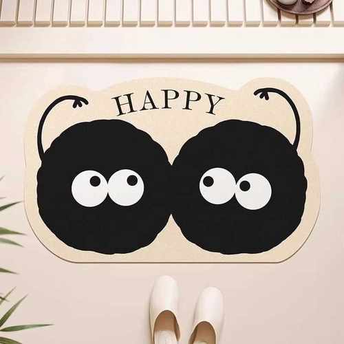 美国泥速板硅藻卫生间防滑垫防垫子浴室摔地垫吸水门口厕所脚垫淋