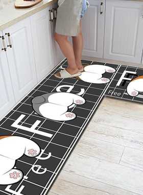 Mercado Libre卫生间门口地板浴室垫脚防油垫垫地吸水门进门地毯