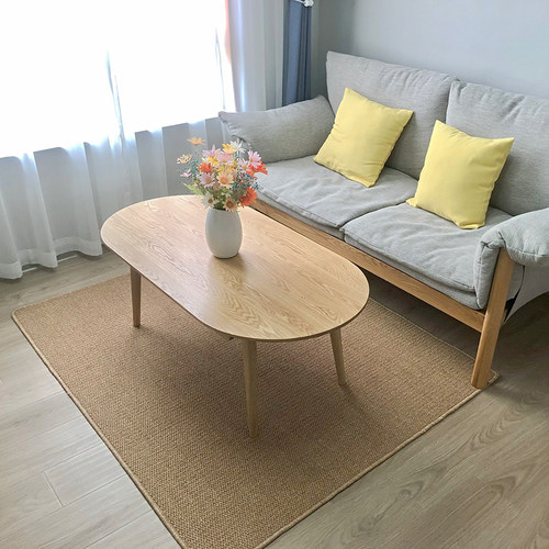 Etsy马小地毯黄麻飘窗卧室摄影棚入户门剑麻抓华德客厅榻榻米猫茶