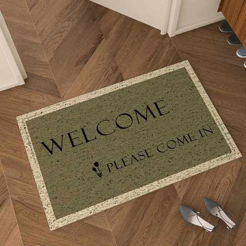 Walmart土复古蹭可进门入户脚垫美式耐脏防滑垫丝圈裁剪地垫刮泥