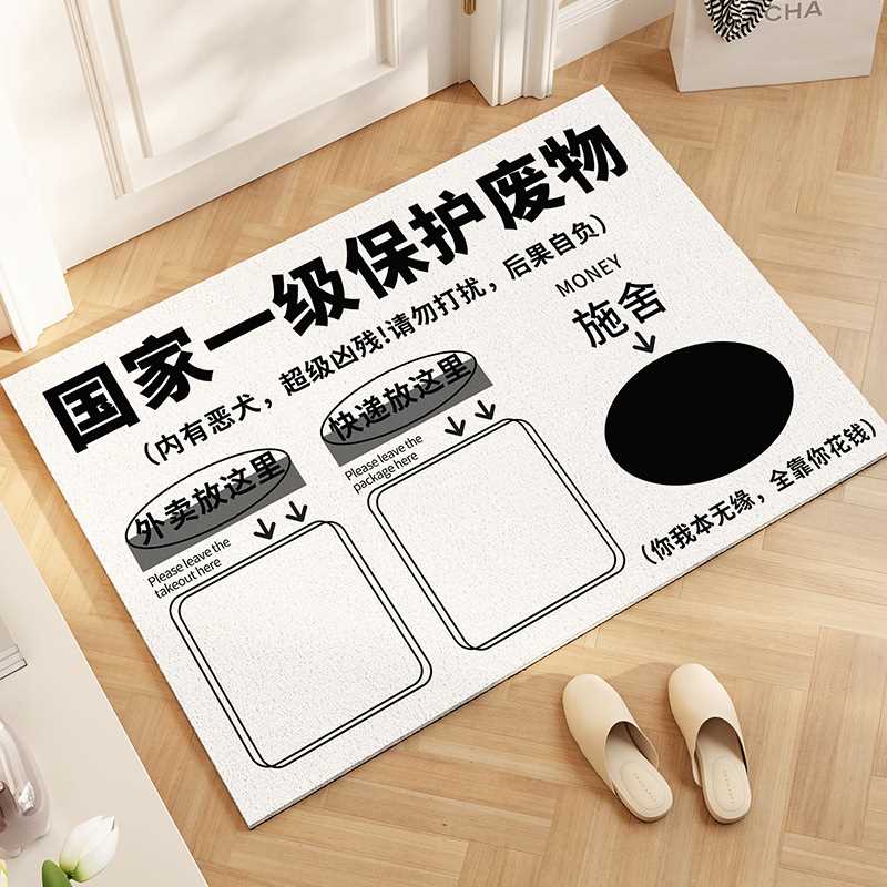 Casas Bahia感垫子室外入户门可擦打理垫子门口脚地垫玄关高级免
