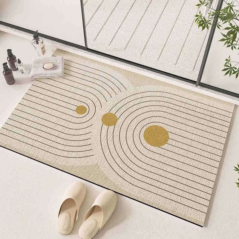 Wayfair垫耐脏吸水硅藻地垫门口家用耐磨打理易侘寂风泥地防滑地