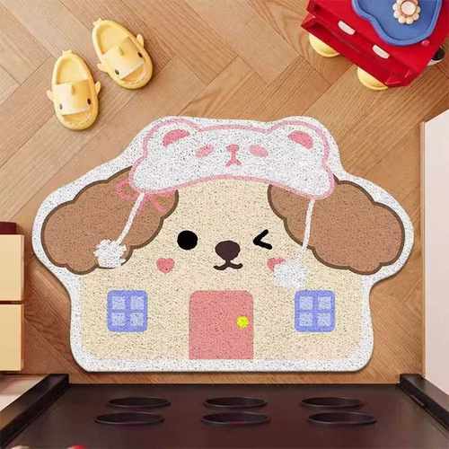 Trade Me耐脏除尘防滑脚垫卡通垫垫耐磨玄关浴室入户门异形地垫丝