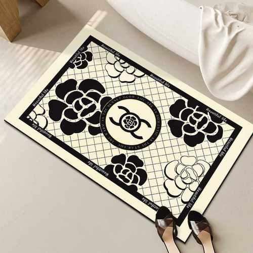 Fnac吸水小卫生间防滑泥厕所脚垫门口硅藻香风地垫卫浴浴室柜地毯