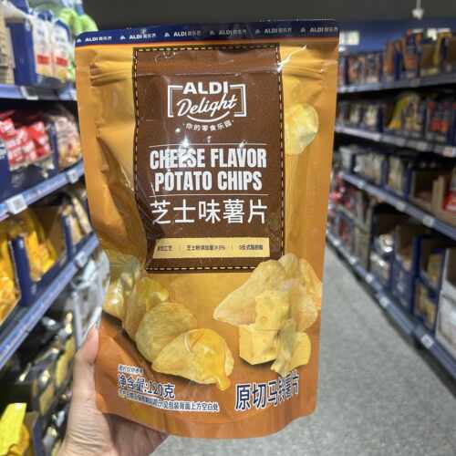 上海奥乐齐代购ALDI Delight芝士味薯片120g