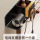 中古风吹风机置物架支架免打孔卫生间电吹风挂架浴室风筒收纳架子