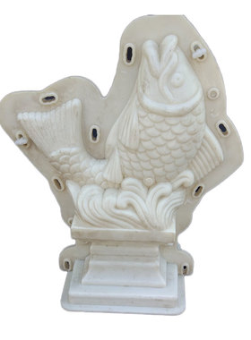 凉亭模具鱼欧式构件GRCt水泥制品罗马柱栏杆护转角柱鸽子摆件圆球