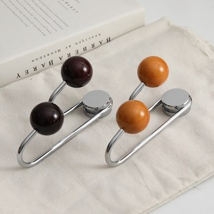 强磁挂钩免打孔收纳磁铁衣帽挂钩冰箱贴玄关门柜入户Z门磁吸挂勾