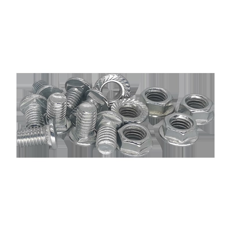 货架/桥架专用镀锌螺p丝螺母套装M6M8连接螺丝马车螺栓圆头方颈