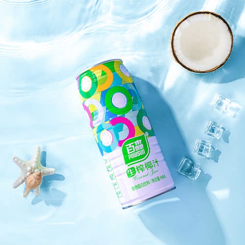 百森生榨椰汁960ml*6罐/1箱
