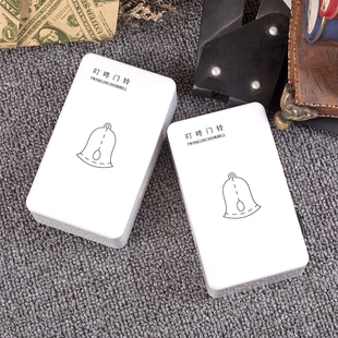明装 交流电有线叮咚门铃220V机械式 接线家用酒店宾馆门铃开关 包邮