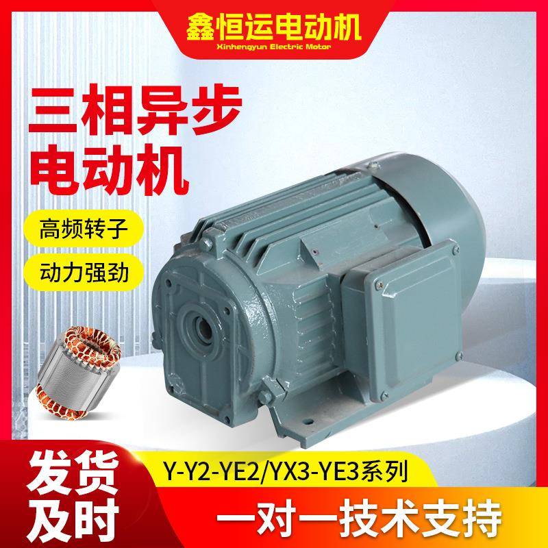 2级YE2三相异步电动机YE2-100L-2立式交流小型起重机用电机厂家