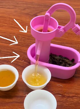 网红创意手摇冲茶器玩具压水迷你小玩具上课可玩稀奇古怪小玩意