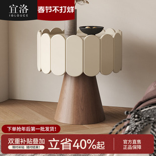 宜洛花束床头柜轻奢卧室床边柜创意小户型收纳柜意式极简储物柜