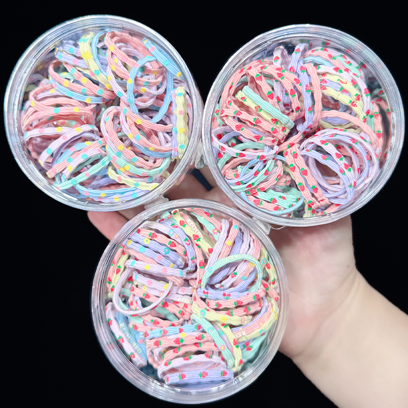 儿童皮筋不伤发发圈扎头发马尾圈