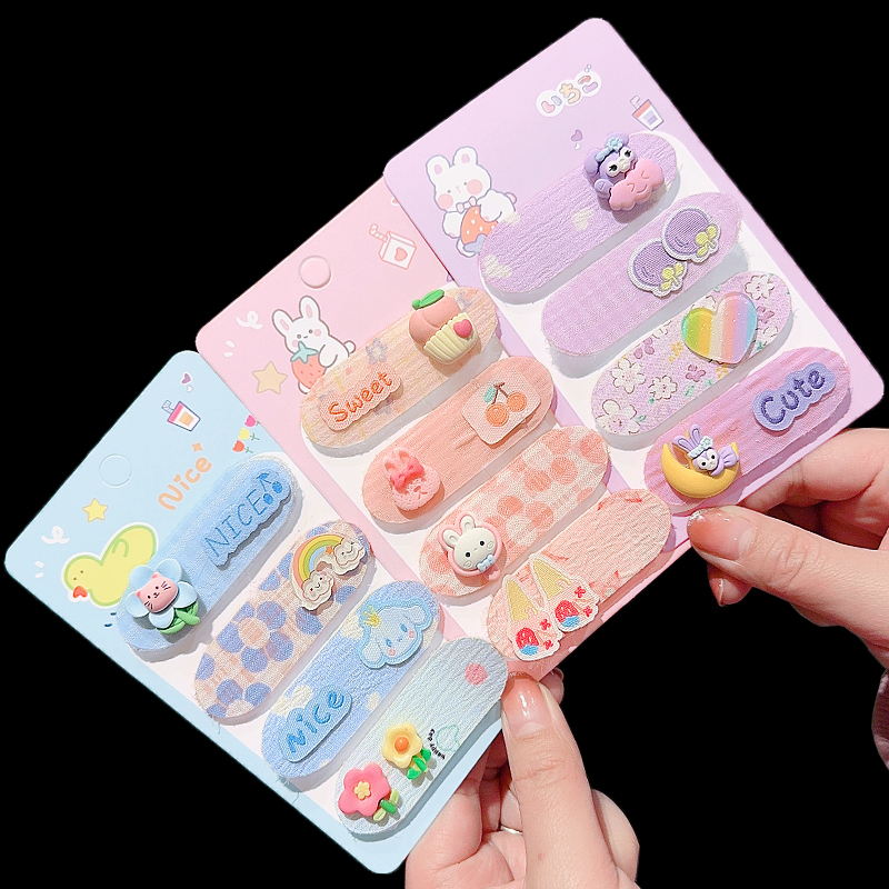 儿童碎发贴女童魔术贴刘海贴