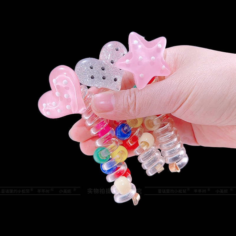 儿童电话线发圈绕绕发圈扎辫子