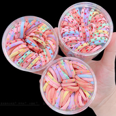 儿童高弹力发圈宝宝耐用发绳弹性好女童扎头不伤发马尾发饰橡皮筋