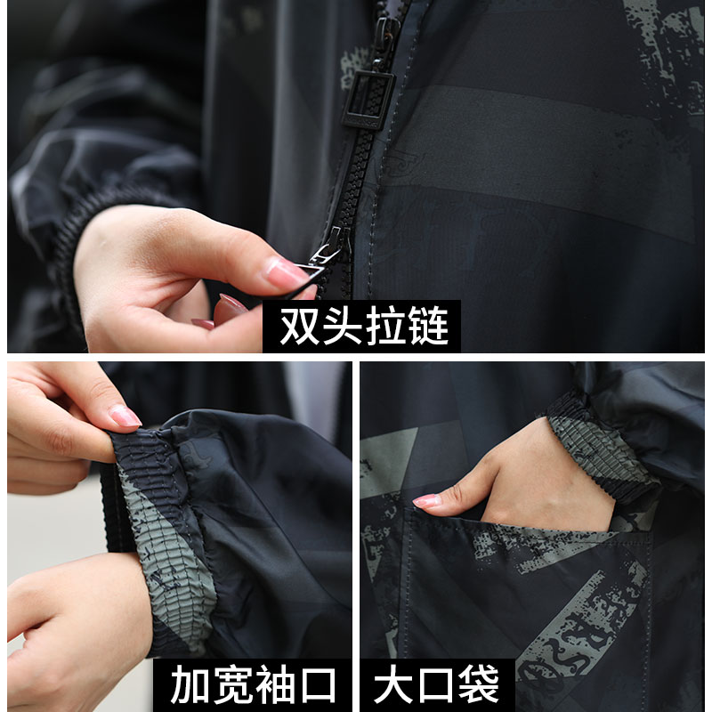 加长防水罩衣时尚大褂家用厨房工作F服男女工装薄款外套长袖围裙