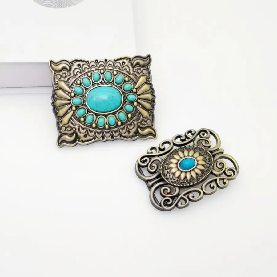 潮流锌合金波西米亚小众扣休闲扣自动按扣欧美复古风