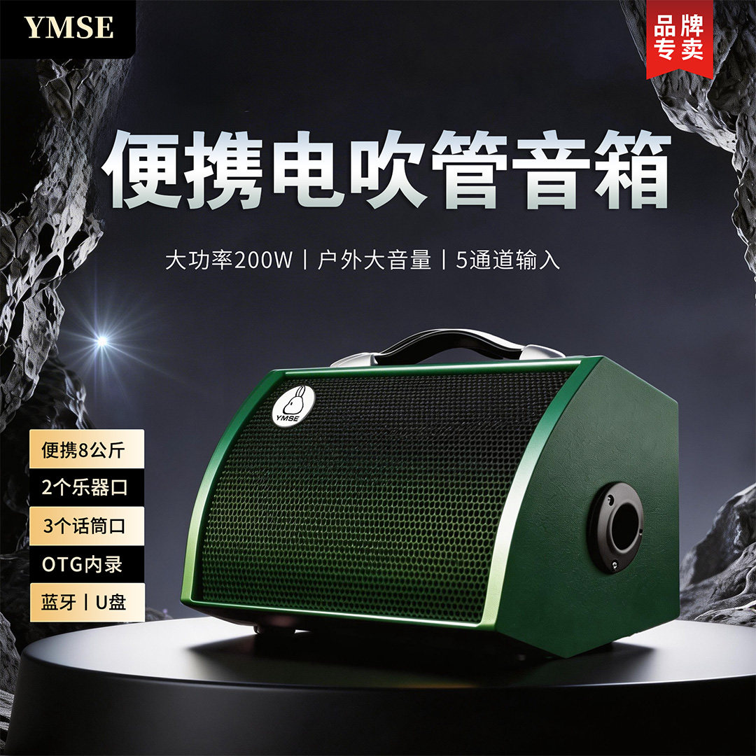雅米塞尔G20便携电吹管音箱大功率户外大音量乐器弹唱萨克斯吉他