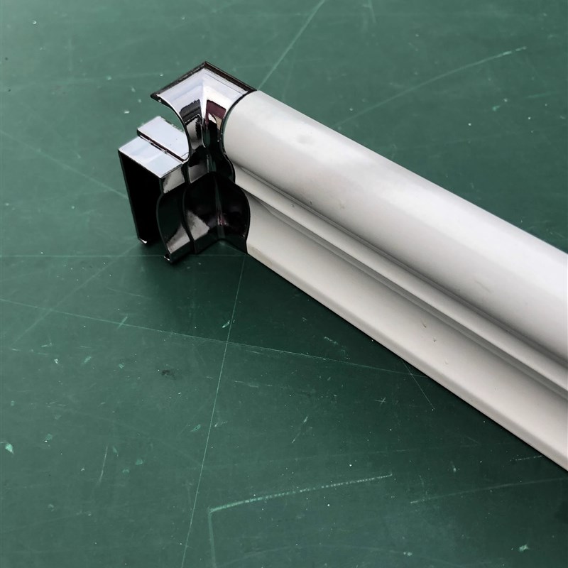 瓷砖橱柜台面f封边条铝合金下挂配件转角锌合金角码下挡水阴阳角