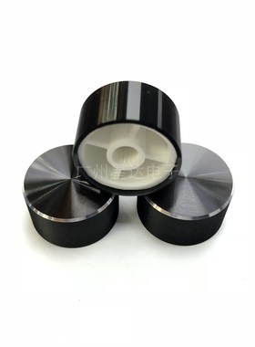 23X13外铝内胶n光身黑色无指示6mm花轴旋钮,仪器调节旋钮,