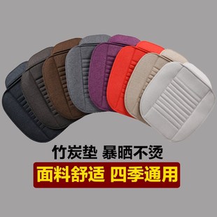 通用主驾驶后排半包座椅垫 棉麻布座垫套单片k汽车坐垫无靠背四季