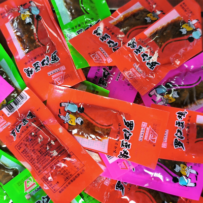 [【工厂直发日期新】罗江豆鸡500g独立称重装豆皮零食素食豆制品]