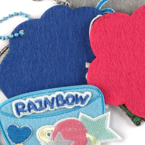 刺绣空白多款挂件包包配饰韩国ins风行李箱挂牌防丢布贴