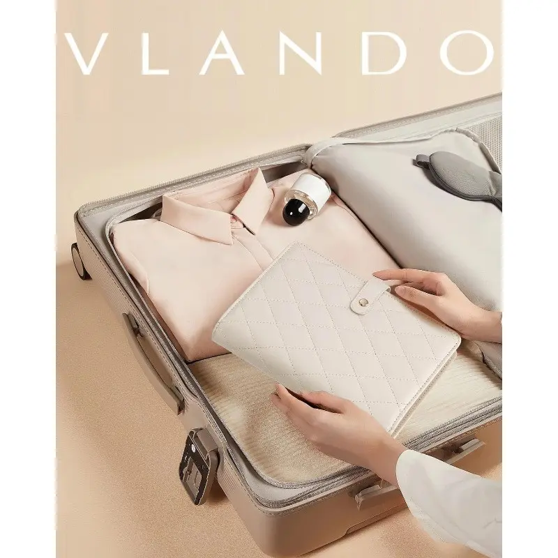 新款皮革活页首饰收纳大容量饰品收纳包耳环项链轻奢活页夹