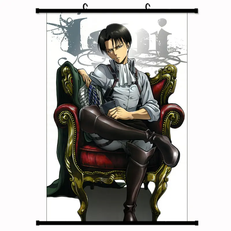 进击的巨人挂画 卷轴海报动漫shinki no kyojin