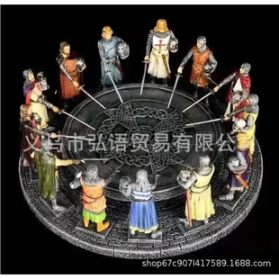 十三神灵十三大将装饰天庭转盘祈祷赐福树脂工艺木制工艺