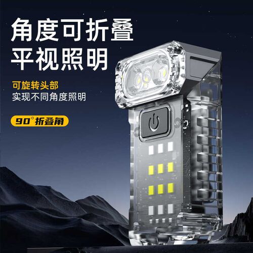 ASTEY-1086头灯强光充电超亮远射户外夜钓鱼照明灯矿工帽夹手电筒