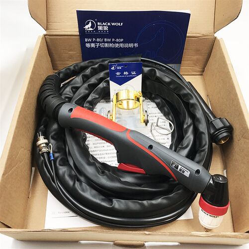正品黑狼P80电浆割枪切割枪LGK100A电浆手用弯枪割把原厂枪线