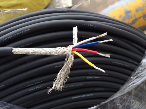4芯0.5平方不双绞UTP镀锡铜屏蔽线 耐油耐折高柔