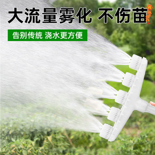 大棚浇地浇水喷头农用灌溉浇菜神器水泵塑料雾化大流量园艺育苗