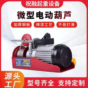 修家用小型吊机提升机起重机厂家 微型电动葫芦 微型吊葫芦装