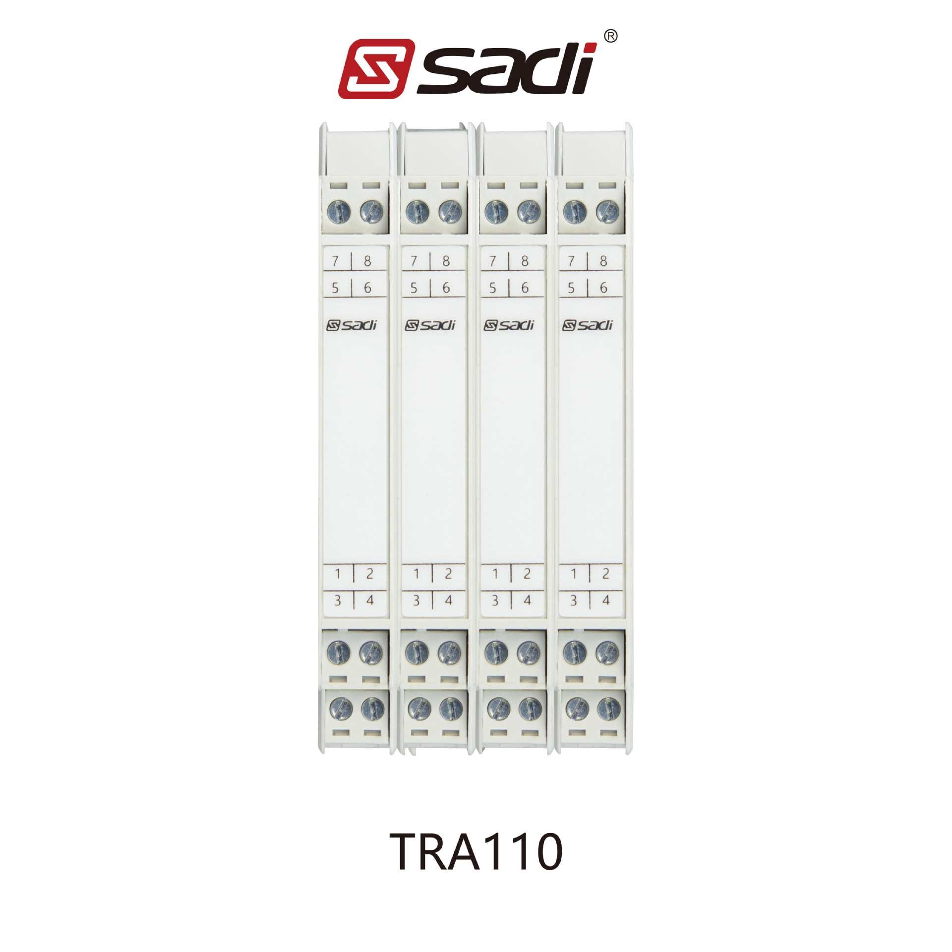 TRA110导轨安装式智能温度变送器/热电阻输入/拨码开关设置量程