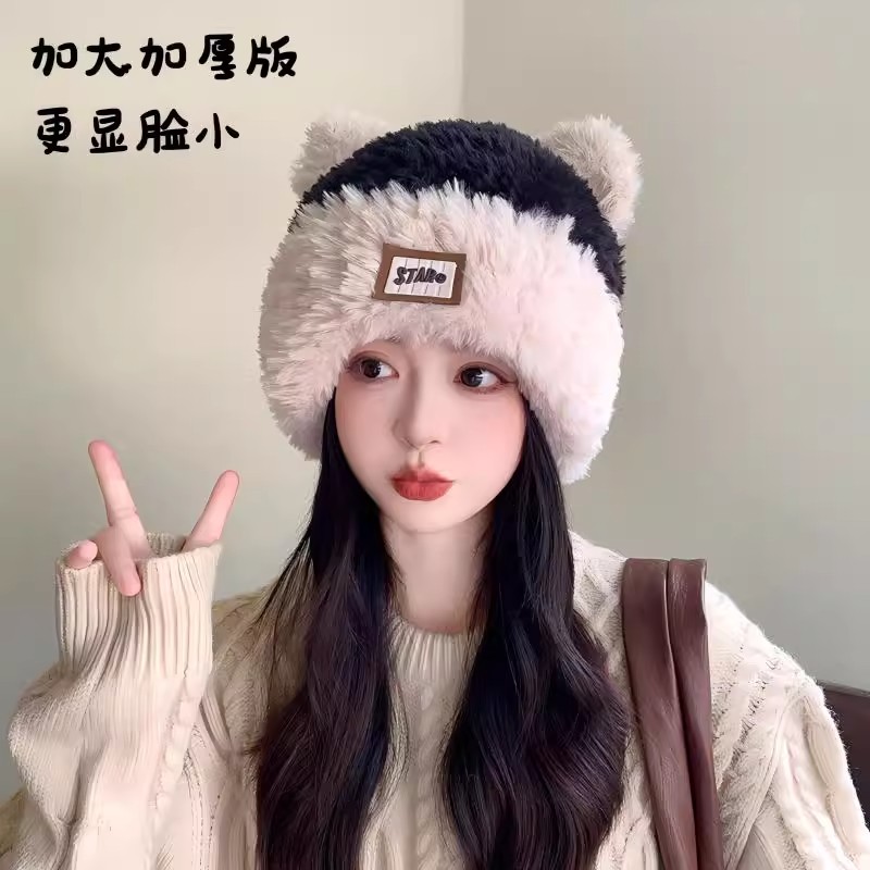 新款百搭时尚猫耳帽冬季防寒神器