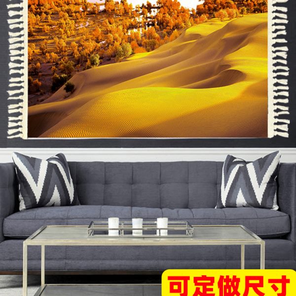 新疆民族风挂画布艺维吾尔族挂毯床头装饰画厨房客厅卧室酒店挂毯图片