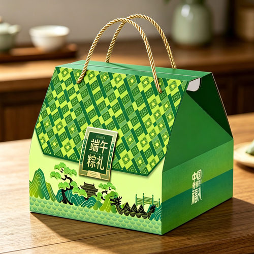 2026端午粽子礼品盒包装盒商务送礼伴手礼中式手提瓦楞空盒子礼盒