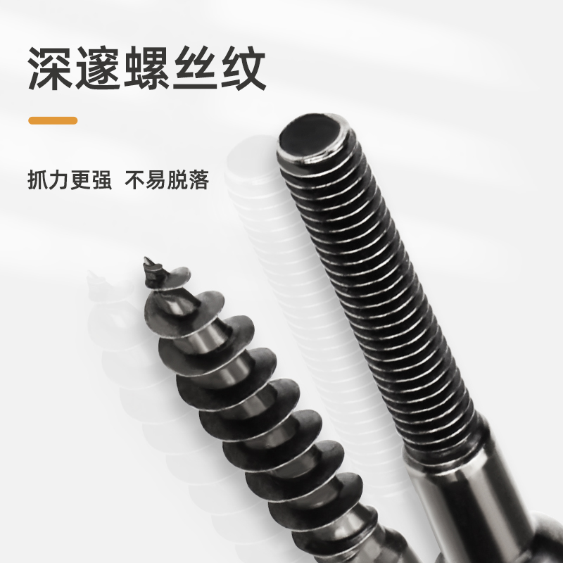 带装饰盖自攻螺i丝高定螺丝内六角紧定螺钉丝牙橱柜衣柜拉手螺丝