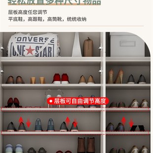 实木生态板k鞋 升级款 柜家用门口入户玄关柜大容量储物阳台柜可定