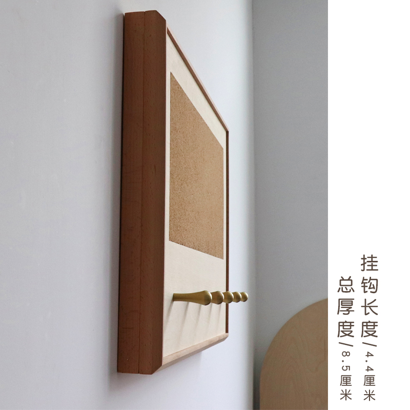 配电箱软木板遮挡电表箱装饰挂画带黄铜挂钩电箱R盒明装盖板可定