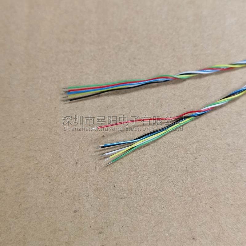 0.8mm间距 刺破式k端子线连接器电子线 2P3P4P5P6P8P10P12P 单双