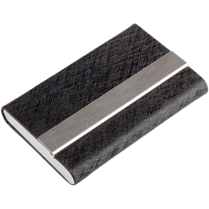 高档大容a量名片夹男式商务便携名片盒女式金属卡片盒子名片收纳